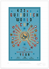 Quidditch Cup Poster, Minalima